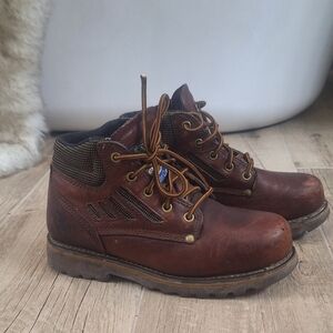 Georgia Boots  Womens Steeltoe  Brown Leather Work Boots Sz.6